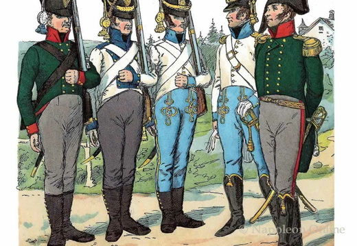 Reuss/Schwarzburg/Waldeck - Rheinbund-Regiment Nr. 6, 1812