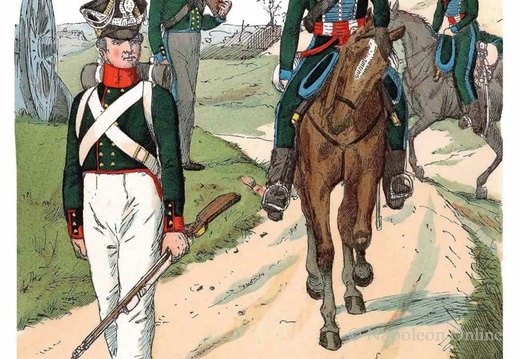 Hanseatische Legion - Infanterie und Artillerie 1814