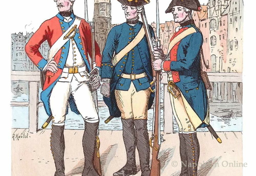 Hamburg - Artillerie und Grenadiere 1772-1795