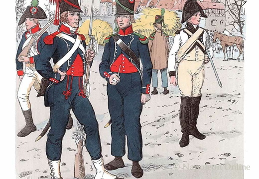 Holland - Infanterie und Dragoner 1801