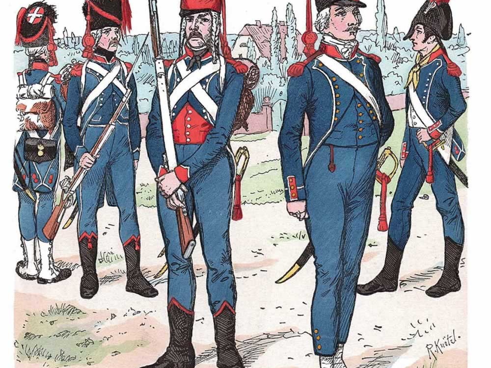 Frankreich - Leichte Infanterie, Karabiniers 1794-1800