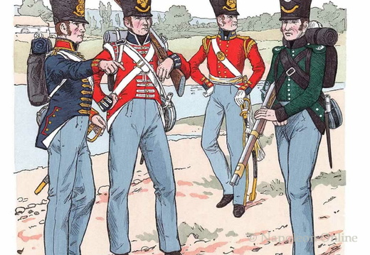 Hannover - Infanterie und Artillerie 1815-1819