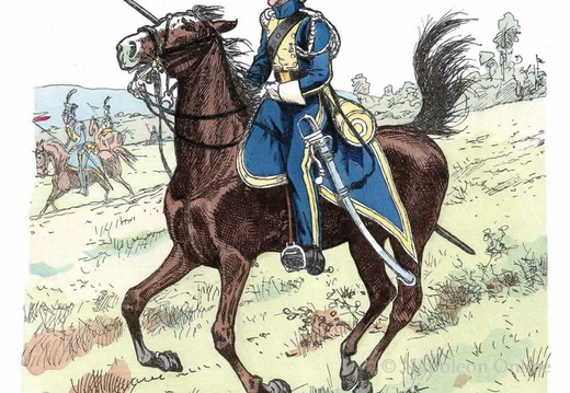 Frankreich - Chevaulegers-Regiment Nr. 8, 1811