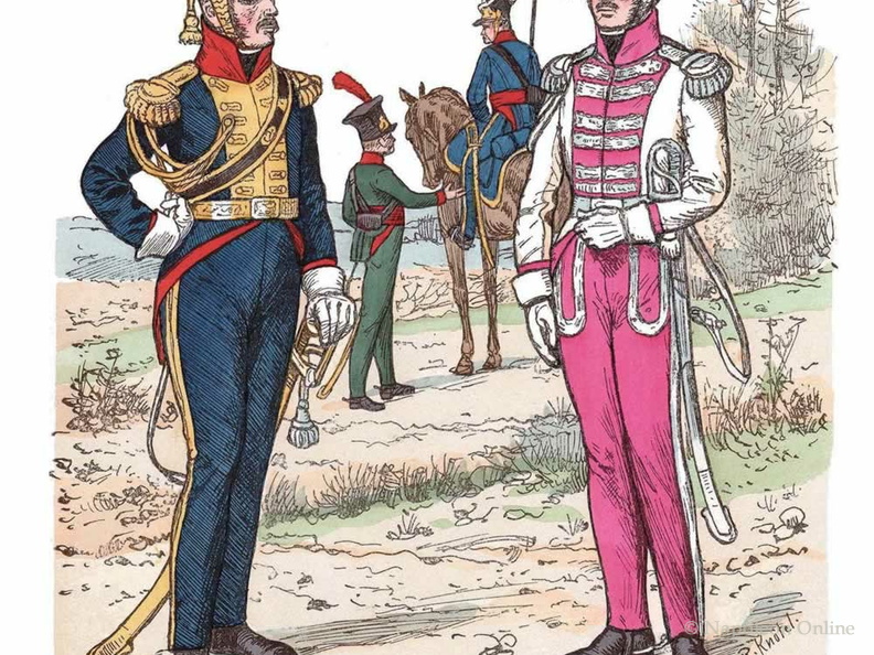 Frankreich - Weichsellegion und Gardechevaulegers 1807