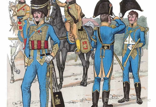 Frankreich - Adjutanten des Marschall Bernadotte 1808