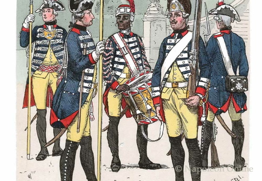 Hessen-Kassel - Garderegiment Nr. 1, 1785-1788