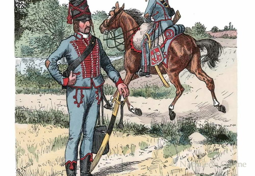 Frankreich - Husaren-Regiment Nr. 3 um 1797