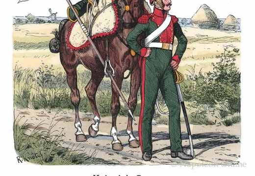 Frankreich - Chevaulegers-Regiment Nr. 6, 1814