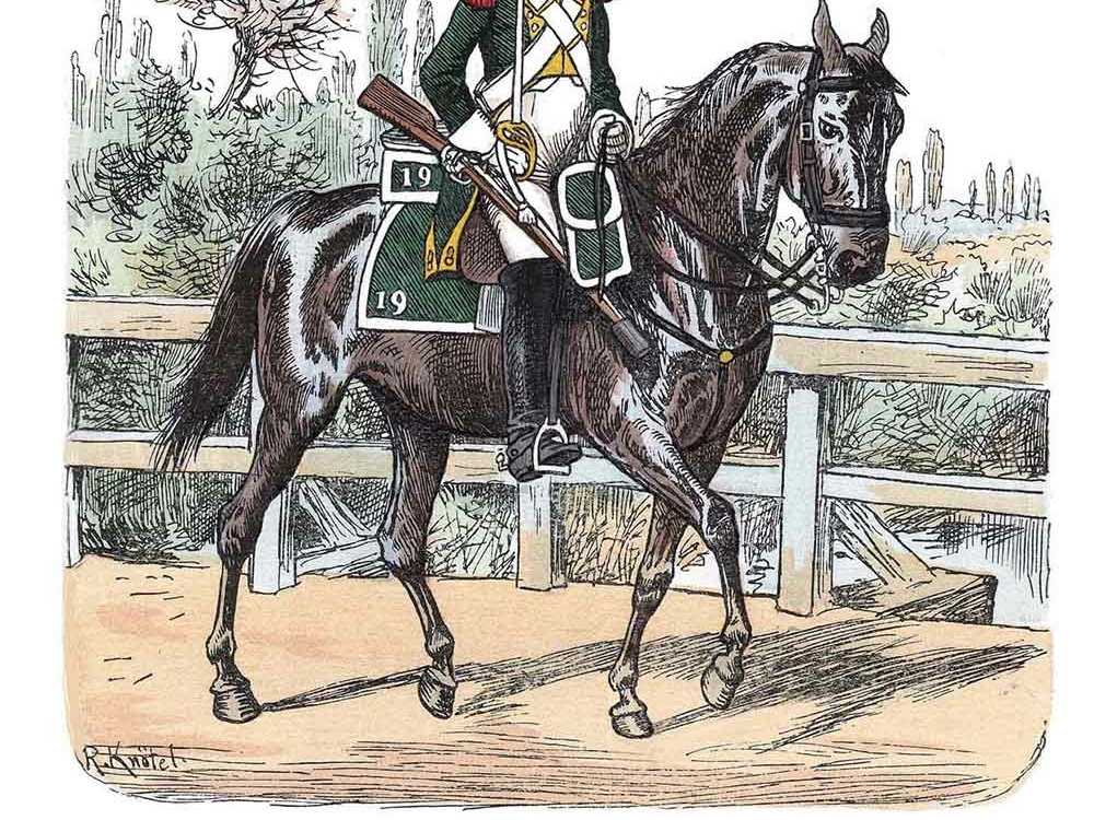 Frankreich - Dragoner-Regiment Nr. 19, 1805-1809
