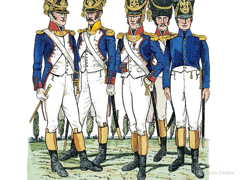 Frankreich - Linieninfanterie-Regiment Nr. 30, 1810-1812