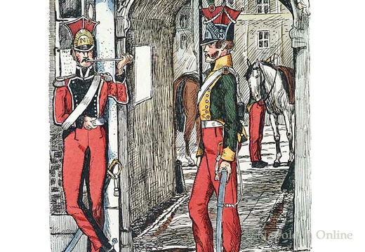 Frankreich - Chevaulegers-Regiment Nr. 9, 1812