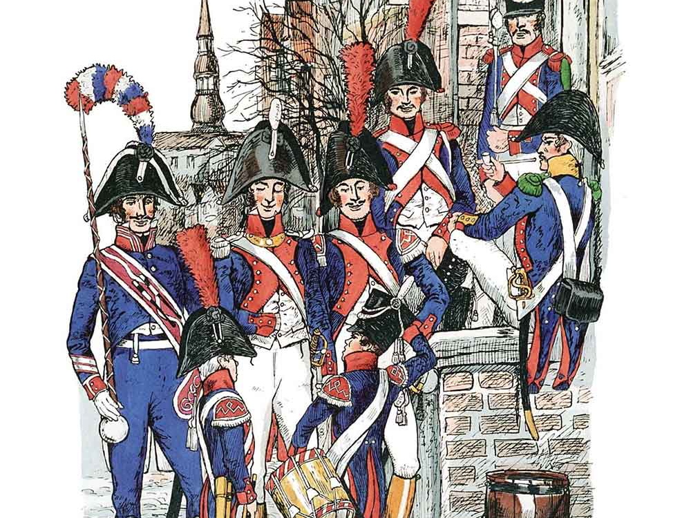 Holland - Infanterie-Regiment Nr. 2, 1806/1807