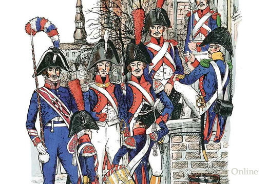 Holland - Infanterie-Regiment Nr. 2, 1806/1807