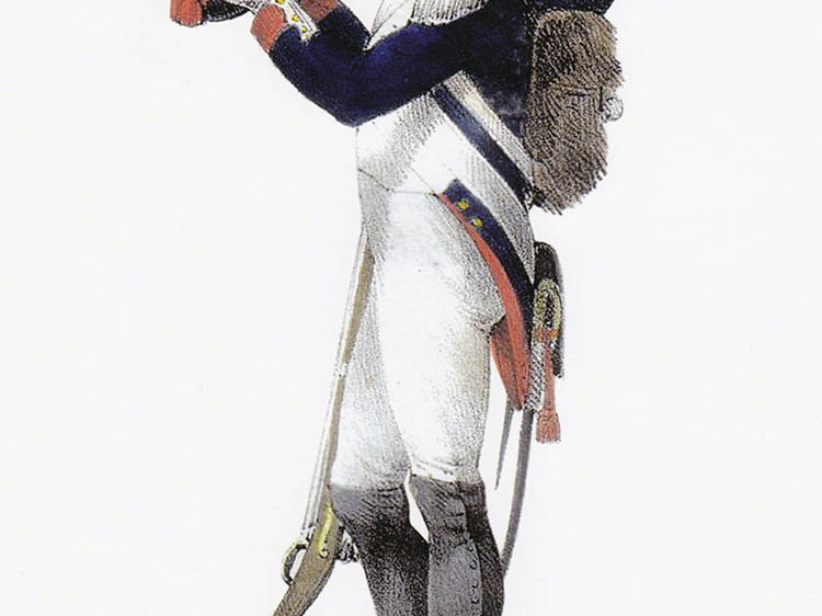 Füsilier-Grenadiere der Kaisergarde, Soldat in Großer Uniform