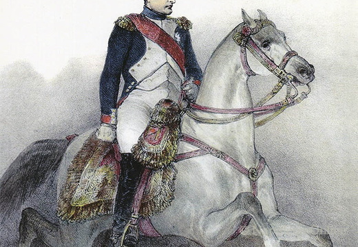 Gardegrenadiere zu Fuß, Napoleon in der Uniform eines Obersten