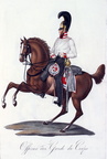 Offizier des Regiments Garde du Corps nach Jügel/Wolf