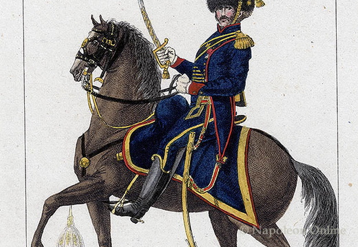Kaisergarde - Artillerie zu Pferd (Offizier in kleiner Uniform)