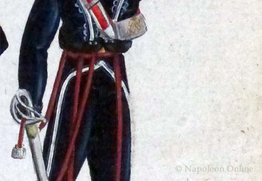 England - Offizier der Husaren 1813