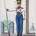 Infanterie - Bergischer Infanterist eingereiht in die preußische Garde 1815