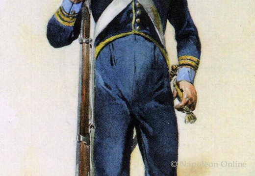 Infanterie - Infanterie-Regiment Nr. 24, Korporal um 1813
