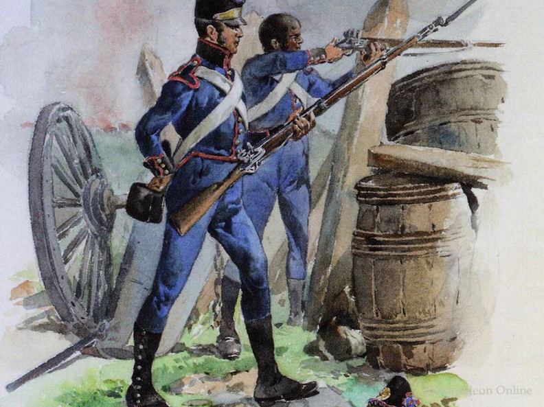 Artillerie - Artillerie-Regiment Nr. 2, Soldat um 1806