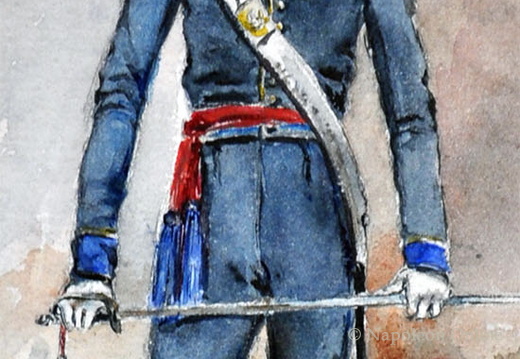 Infanterie - Infanterie-Regiment Nr. 14, Offizier um 1814