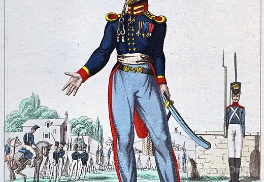Infanterie - 2. Garde-Regiment zu Fuß, Offizier 1815