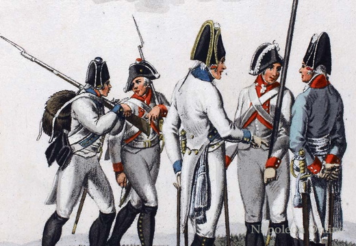 Infanterie-Regimenter - Musketiere (Mannschaften, Unteroffizier und Offiziere)