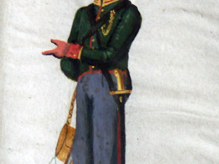 Berg - Jäger-Bataillon, Freiwilliger am 11.2.1814