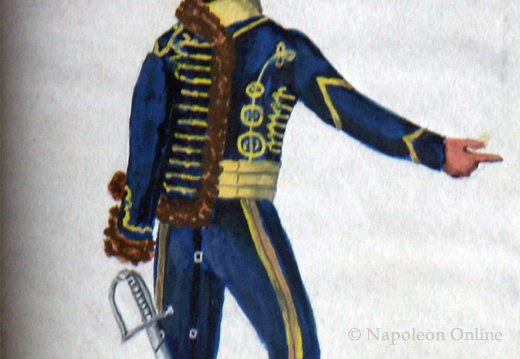 Schweden - Husar vom Regiment Mörner am 17.2.1814