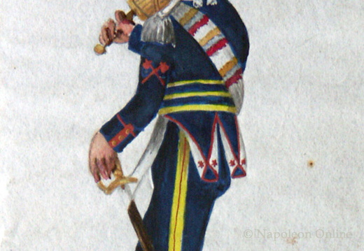 Schweden - Infanterie, Profoß wahrscheinlich von Regiment Upland am 20.2.1814