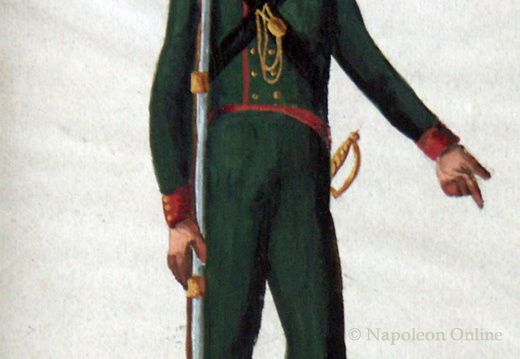 Russland - Russisch-Deutsche Legion, Karabiner der Jäger am 10.3.1814