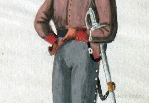 Österreich - Kavallerie am 11.3.1814