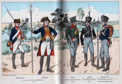 Preussen: 27. Infanterie-Regiment, Stammtruppenteile 1795-1814