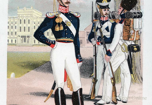 Mecklenburg: Grenadier-Garde 1813 bis 1830