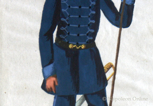 Hamburg - Bürgergarde, Soldat am 23.7.1814