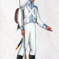 Sachsen - Infanterie, Soldat vom Infanterie-Regiment Prinz Anton am 16.7.1815