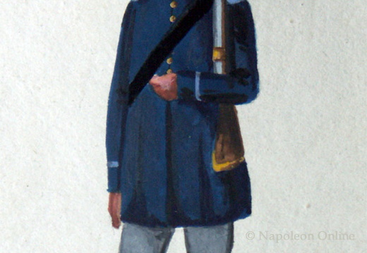 Preußen - Landwehr, Soldat der Elb-Landwehr-Infanterie am 20.11.1815