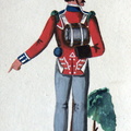 Hannover - Landwehr, Schütze vom Landwehr-Bataillon Osnabrück oder Landwehr-Bataillon Salzgitter am 12.1.1816