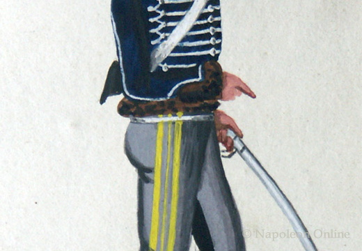 Hannover - Husar des 3. Husaren-Regiments der KGL am 22.1.1816