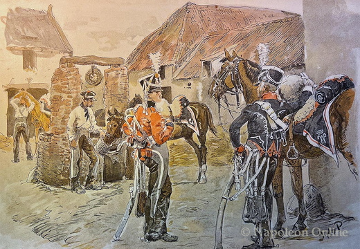 Leichtes Dragoner-Regiment Nr. 4 im Jahre 1815