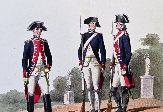 Königliche Garde zu Fuß 1791