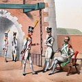 Linieninfanterie 1806 in weißer Uniform