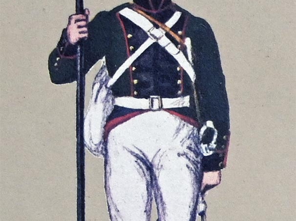 Feldjäger - Kombiniertes Feldjäger-Bataillon, Unteroffizier 1800