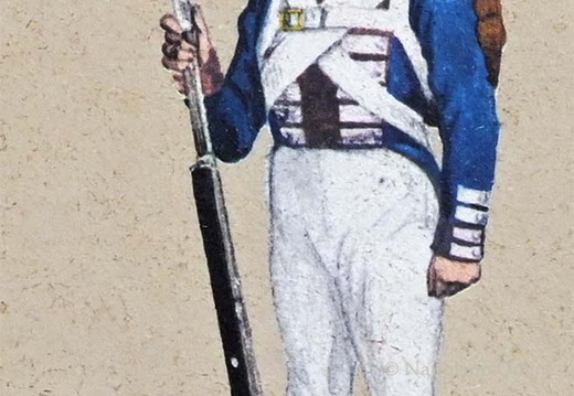 Infanterie - 1. Leib-Infanterie-Regiment, Soldat 1808