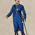 Infanterie - 4. Linieninfanterie-Regiment vakant Salern, Hauptmann in Felduniform 1808