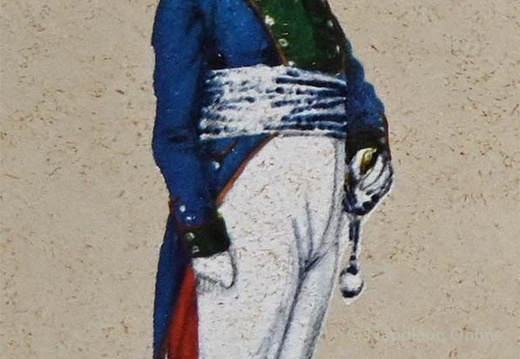 Infanterie - 11. Linieninfanterie-Regiment Kinkel, Hauptmann der Grenadiere 1807