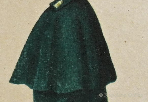 Kavallerie - Chevaulegers, Stabsoffizier im Mantel 1801