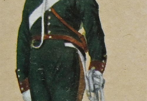 Kavallerie - National Chevaulegers-Regiment, Soldat 1813