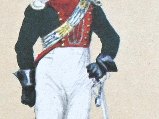 Kavallerie - 5. Chevaulegers-Regiment Leiningen, Oberlieutenant 1812